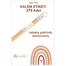Öğrenci Etiketi Isimli Gökkuşağı Okul Kalem Etiketi Kalem Sticker