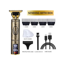 T9 Elektrikli Saç Kesme Makinesi Elektrikli Pusula Elektrikli Pusula Büyük Ekran Lcd Kafatası