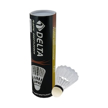 Delta Plastik Başlı Beyaz Badminton Topu (Özel Kutusunda) 6 Adet