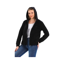 Slazenger Sofal I Kadın Polar Sweatshirt Siyah