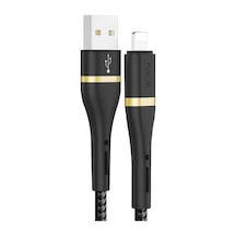 Wiwu Ed-105 2 In 1 Usb A- Type-C To Lightning Elite Data Cable (500161623)-Siyah