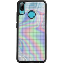 Huawei Mate 20 Lite Neon Dama Tasarımlı Glossy Telefon Kılıfı Siyah