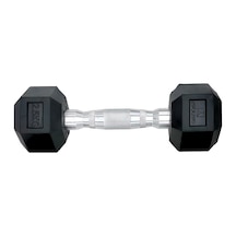 Rebuwo 2.5 KG 1 Adet Hex Dambıl Kauçuk Altıgen Dambıl Hex Dumbbell