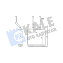 Opel Tigra Kalorifer Petegi 1.6 1995-1998 Kale 346685