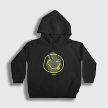 Presmono Unisex Çocuk Teen Spirit Nirvana Kurt Cobain Kapüşonlu Sweatshirt Siyah