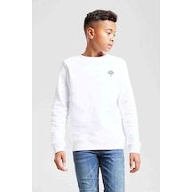Tshirthane Me The Horizon Follow You Logo Baskılı Unisex Çocuk Beyaz Sweat