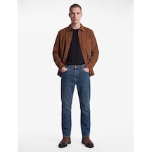 Koton Normal Bel Cepli Pamuklu Straight Jean Pantolon - Mark Jean Petrol 7wam40258nd