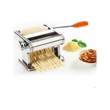Manuel Erişte Ve Makarna Hamur Açma Makinesi Paslanmaz Çelik Gövde, Tagliatelle Fettuccine Lasagna Kesim, 9 Kade Diğer