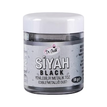 Yenilebilir Metalik Toz Siyah Boya 10 G