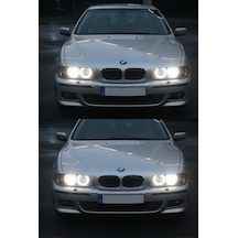 Bmw E39 Led Angel Halka Seti Beyaz Far İçi Halka Premium Görünüm