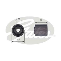 GATES T42045 EKSANTRİK GERGİ RULMANI CADDY II POLO 1.7SDI 1.9SDI