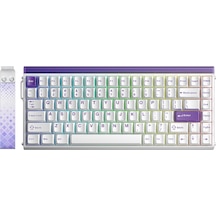 Aula Hero 84 He Manyetik Klavye Rapid Trigger Black King Switch 8000hz Rgb Neon Tkl Hot Swap Oyuncu Klavyesi Beyaz
