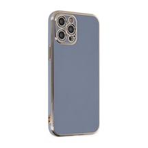Apple iPhone  Uyumlu - 12 Pro Kılıf Volet Silikon - Mavi