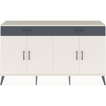 Arges Konsol 4 Raflı 2 Çekmeceli 4 Kapaklı 176x30x99 Aytaşı-aytaşı/antrasit Aytası/antrasıt - Aytası