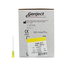 - Enjektör Ine Ucu 38mm Sarı 20g - 500 Adet