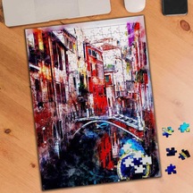 Venedik Nehir Manzarası 240 Parça Puzzle Yapboz Tablo-719087