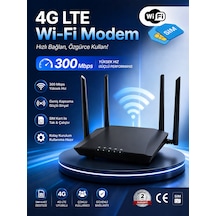 300 Mbps Solidfast 4g Lte Modem Sim Kartlı Modem Superbox Wi-fi 6 2.4 Ghz