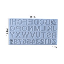Epoksi Reçine Silikon Kalıp İthal Büyük Alfabe Silikon Kalıp Hb60215 - 0004