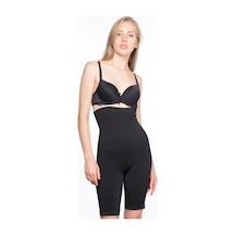 Bonbonetti Chocolate Baby & Kids Kadın Siyah Seamless Uzun Paçalı Boxer Korse Mı16skr00006 Siyah