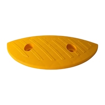 Oval Hız Kesici Kapağı PPC, Yol Kasisi 11 x 30 x 4 cm-3217 - Sarı