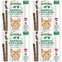 Gimcat Sticks Kuzu Tavuk Tahılsız Kedi Ödül Çubukları 4 x 20 G