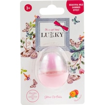 Lukky Besleyici Dudak Kremi Simli Pembe
