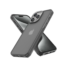 Newface Apple İphone 14 Pro Kılıf Elegant Kapak - Titan Gri