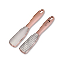 Bluefox Çift Taraflı Ayak Törpüsü Paslanmaz Çelik Nasır Ve Topuk Çatlağı Törpüsü, Ergonomik Saplı, Islak/kuru Kullanıma Uygun, Ev Tipi Pedikür Ayak Ovucu