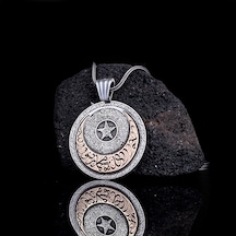 Ayyıldız Model Kelime-i Tevhid Ayetel Kursi Yazılı Madalyon Gümüş