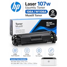 Hp Laser 107w Uyumlu Toner Çipli / -106a Toner Çipli Kaliteli Ürün