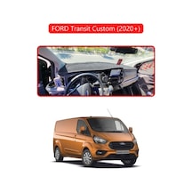 Ford Transit Custom 2020+torpido Koruma Halısı Kırmızı Kenar
