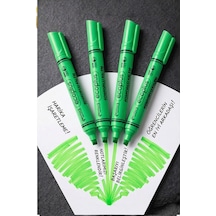 3 Renk Fosforlu Kalem Neon Renkli Kesik Uç 1-5mm İşaretleme Kalemi Canlı Renk Okul Ofis Tipi İşaretleme Kalemi Çok Renkli