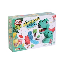 03814 Dinozoru Besle Oyun Hamur Seti 280 Gr - Özel Seri F02.03814 Çok  Renkli