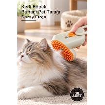 10 Adet Kedi Köpek Buharlı Pet Tarağı Spray Fırça