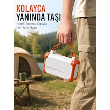 60000 Mah Yüksek Kapasiteli Powerbank 22.5w Hızlı Şarj 4 Entegre Kablolu Dijital Göstergeli Taşınabilir Şarj Cih Çok Renkli