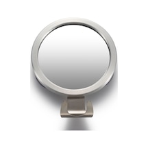 Sones Banyo Vantuzlu Buğu Önleyici Ayna Alüminyum Alaşımlı Kancalı Yuvarlak Ayna
