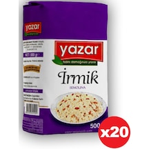 Yazar Buğday İrmik 20 x 500 G