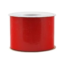 Offray Plastik Parlak Kurdele-2-1/2 Geniş X 50 Yards-kırmızı Kurdele