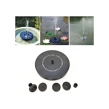 Rogfer Bahçe Otomatik Güneş Yüzen Çeşme Şelalesi Siyah , Boyut:güneş Şelalesi