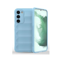 Samsung Galaxy  Uyumlu,  S23 Plus Kılıf Optimum Silikon - Sky Blue