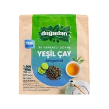 4 Adet Doğadan Kıvrık Dökme Bergamot Aromalı Yeşil Çay