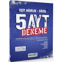 AYT 5'li Eşit Ağırlık - Sözel Denemesi (1. Dönem) - Uğur Ak - Okyanus Eğitim