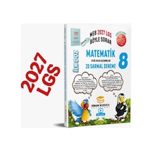 Sinan Kuzucu Yayınları 2027 8. Sınıf İlk Doz Matematik Sarmal Deneme Lgs Sınavına Hazırlık