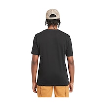 Timberland Short Sleeve Front Graphic Tee Erkek T-shirt Tb0a5udb0011 Siyah
