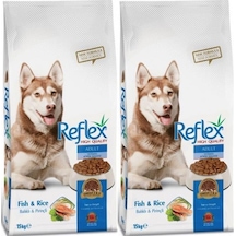 Reflex Dog Food Balıklı & Pirinçli Yetişkin Köpek Maması 2 x 15 KG
