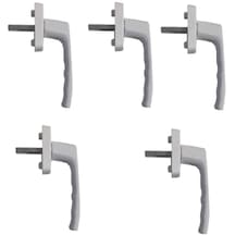 5 Adet Beyaz PİMAPEN® Marka Pencere Kolu (Aluminyum)