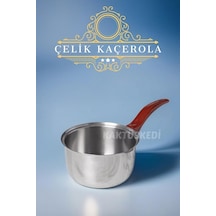 14 Cm Paslanmaz Çelik Kaçerola Sütlük Mini Yumurta Haşlama Tavası Gri, 7480000717445 Tek Renk