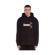 Death Note Baskılı Siyah Erkek Örme Kapşonlu Sweatshirt (531011600)