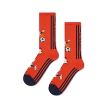 Happy Socks Team Netherlands Football Günlük Unisex Çorap Çok Renkli