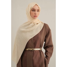 Armine Lyocell Şal - 3 - Krem 60